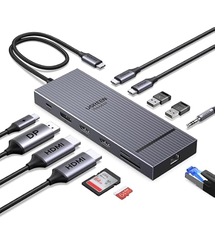 Amazon.com: Satechi 13-in-1 USB-C Multiport Adapter, Triple