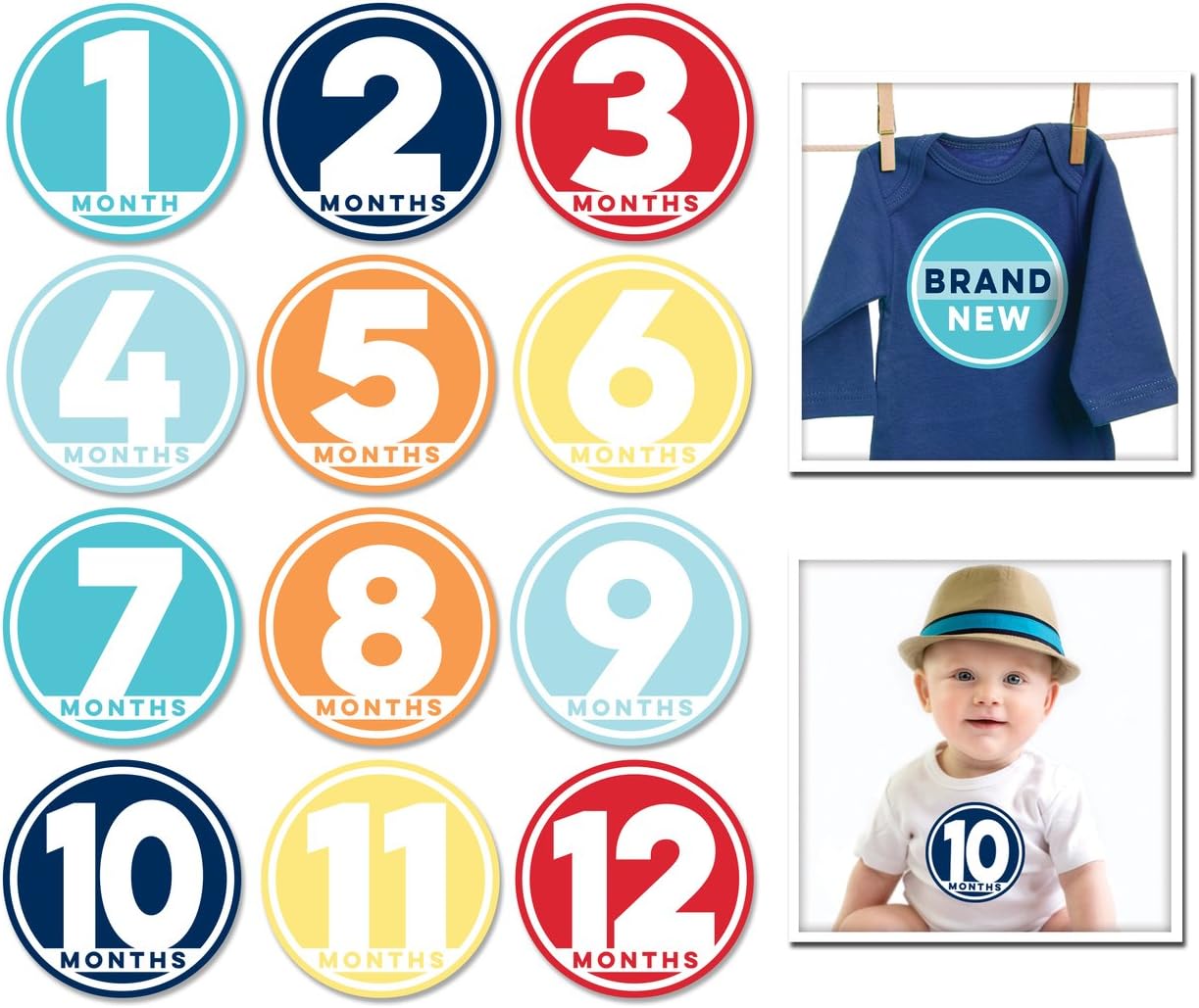 Sticky Bellies Baby Month Stickers - Modern Mister