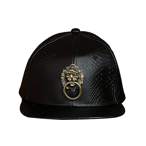 mens black designer cap