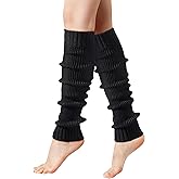 Loiyadn Leg Warmers - Leg Warmers for Women/Girls, Fashion Knit Neon Leg Warmer for Women 80s Sports Party Yoga Accessories