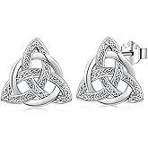 AUDINCEED Axolotl/Cow/Pig/Sea Turltle/Celtic knot Stud Earrings for Women 925 Sterling Silver Dangle Earrings Jewelry Hypoallergenic Gifts for Mother's Day Graduation Birthday Christmas Holiday Gifts