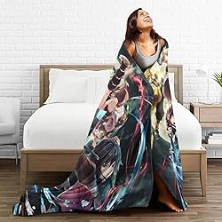 Anime Ultra Soft Throw Blanket Cozy Warm Flannel