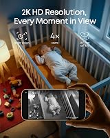 eufy Security Baby Monitor C10 2K HD Camera Hybrid Local/Remote View view 2