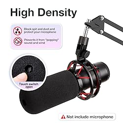 SUNMON HyperX QuadCast Pop Filter Windscreen
