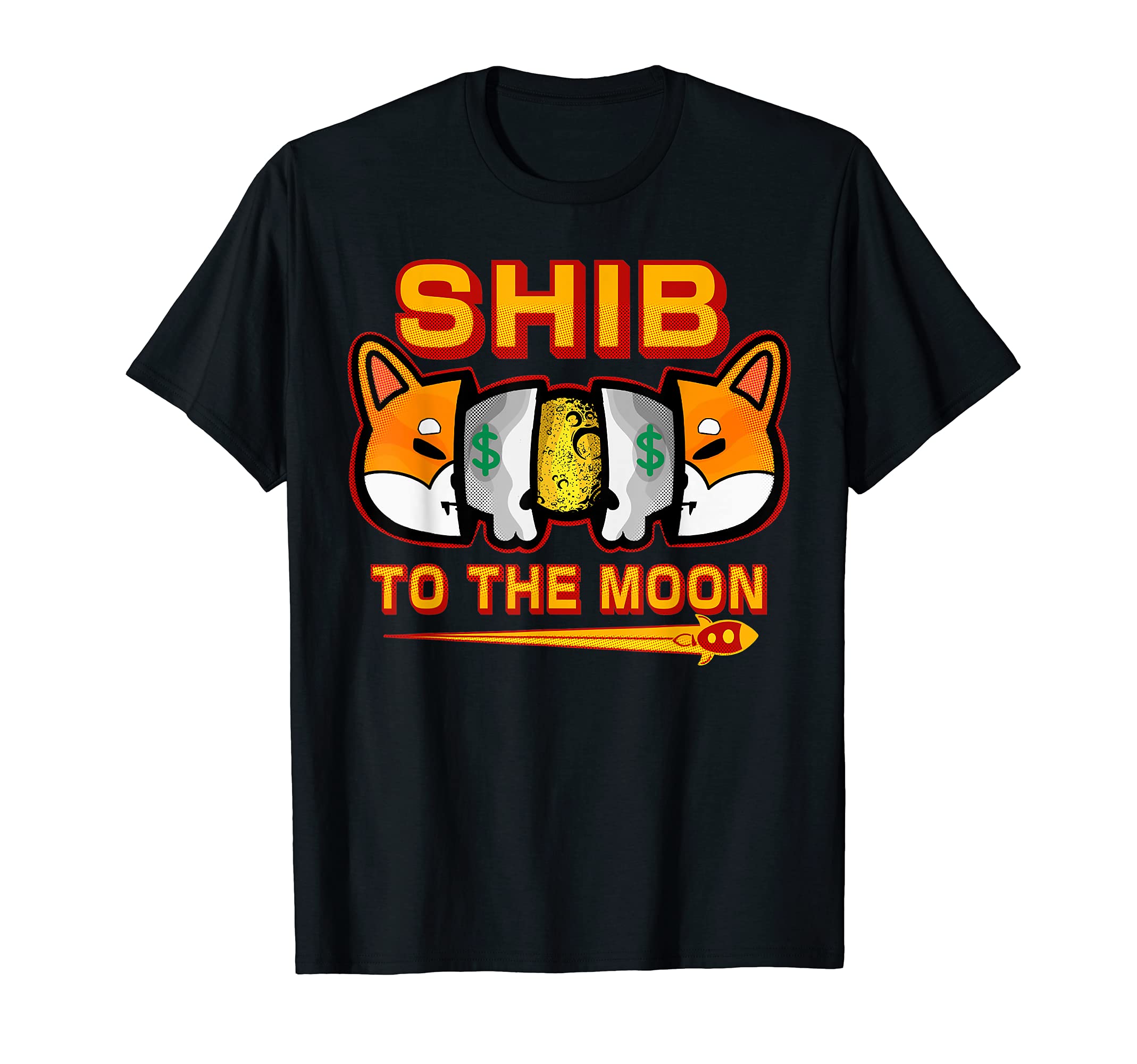 SHIB ARMY crypto coin Shib to the moon T-Shirt