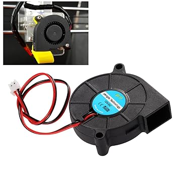 UEETEK DC 12V Lüfter für 3D Drucker, Turbine Gebläse Heizkörper Lüfter, Ausgezeichnet für die Kühlung Kühlkörper auf Hot End,