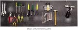 Seville Classics 46 Piece Peg Kit for Ultra HD Peg Boards Heavy Duty Chrome view 2