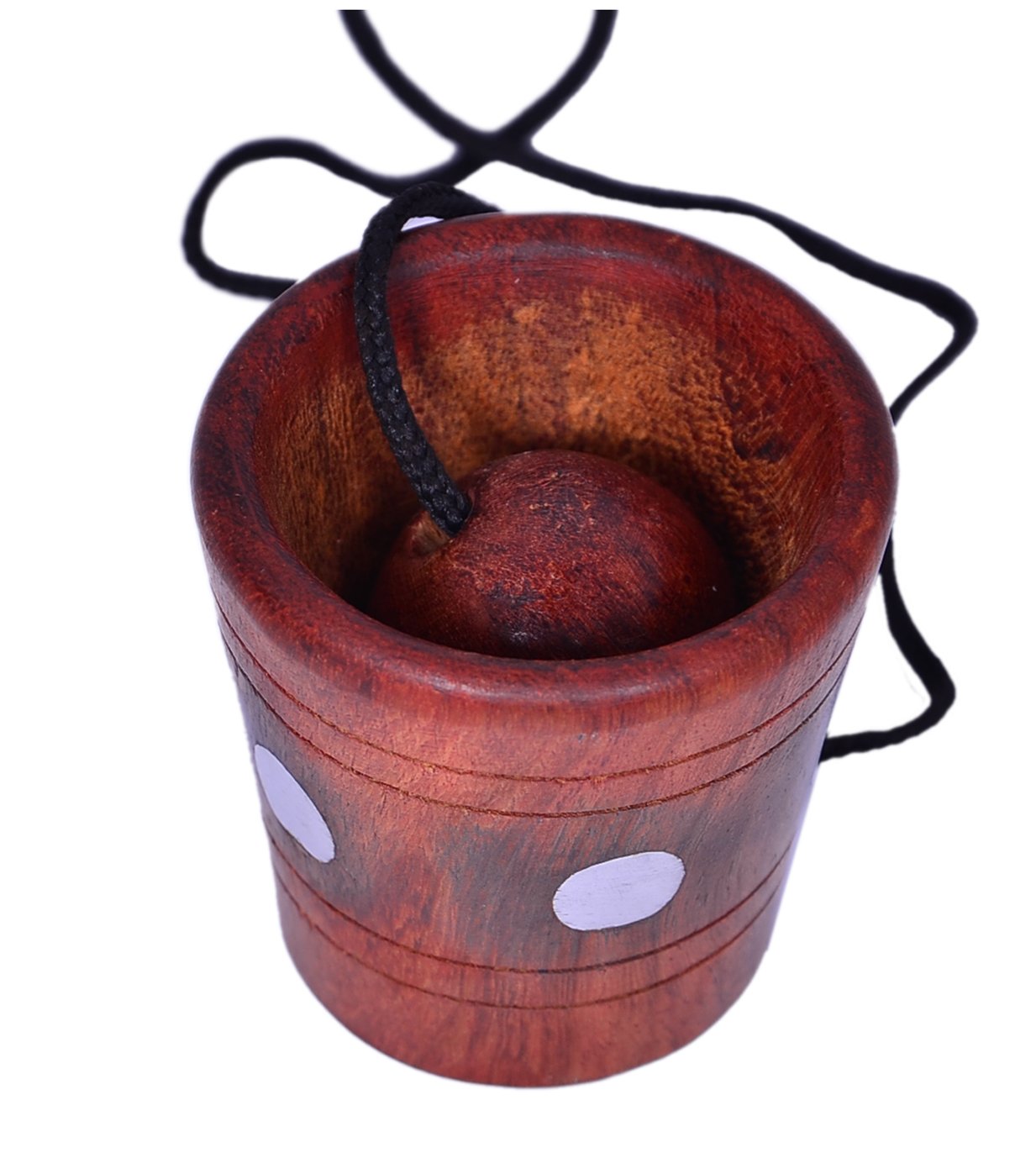 Purpledip Cup and Ball Set: Handmade from Rosewood (10420)