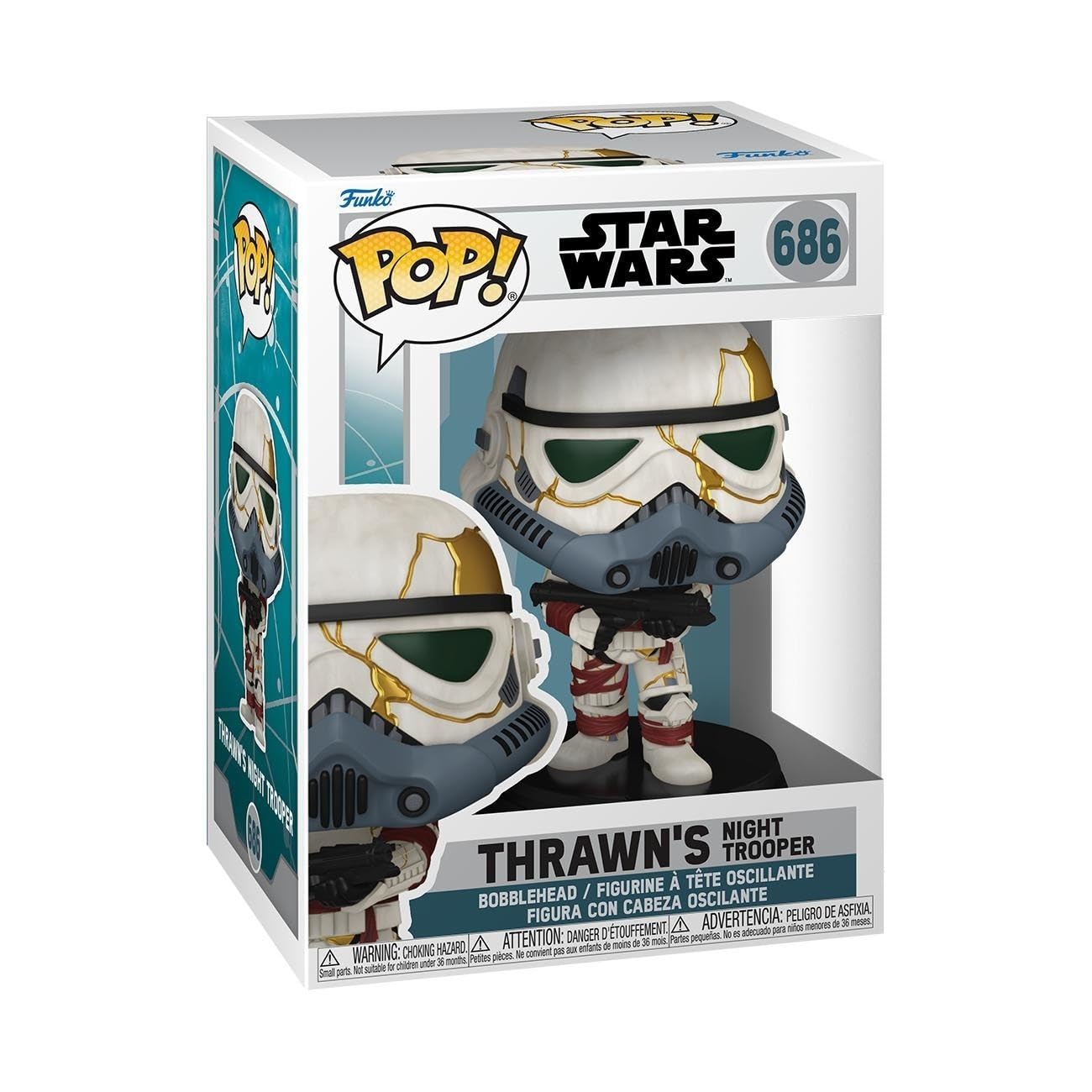 Funko Pop! Vinyl: Star Wars Ahsoka - Thrawn’s Night Trooper - (Left) - Collectable Vinyl Figure - Gift Idea - Official Merchandise - Toys for Kids & Adults - TV Fans - Model Figure for Collectors