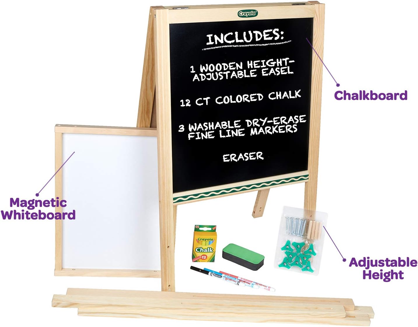 crayola kids wooden art easel