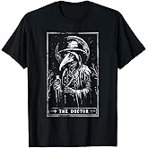 Plague Doctor Tarot Card Shirt Horror Death Occult Satanic T-Shirt