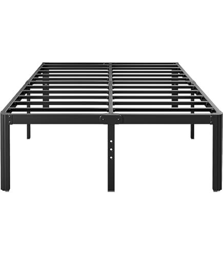 Amazon.com: Neslime 14 Inch Full Size Bed Frame No Box Spring