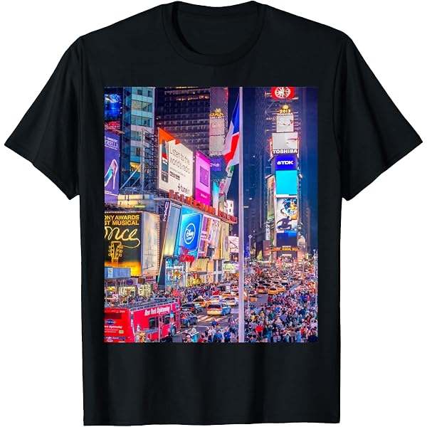 Amazon.com: Times Square T-Shirt NYC New York City Gift Tee T