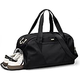VNINE Duffle Bag for Women Men Travel Bags with Shoes Compartment Carry On Weekender Bag Airlines Approved Duffel Bag with Wet Pocket Water Resistant Overnight Sports Workout Dance Bags