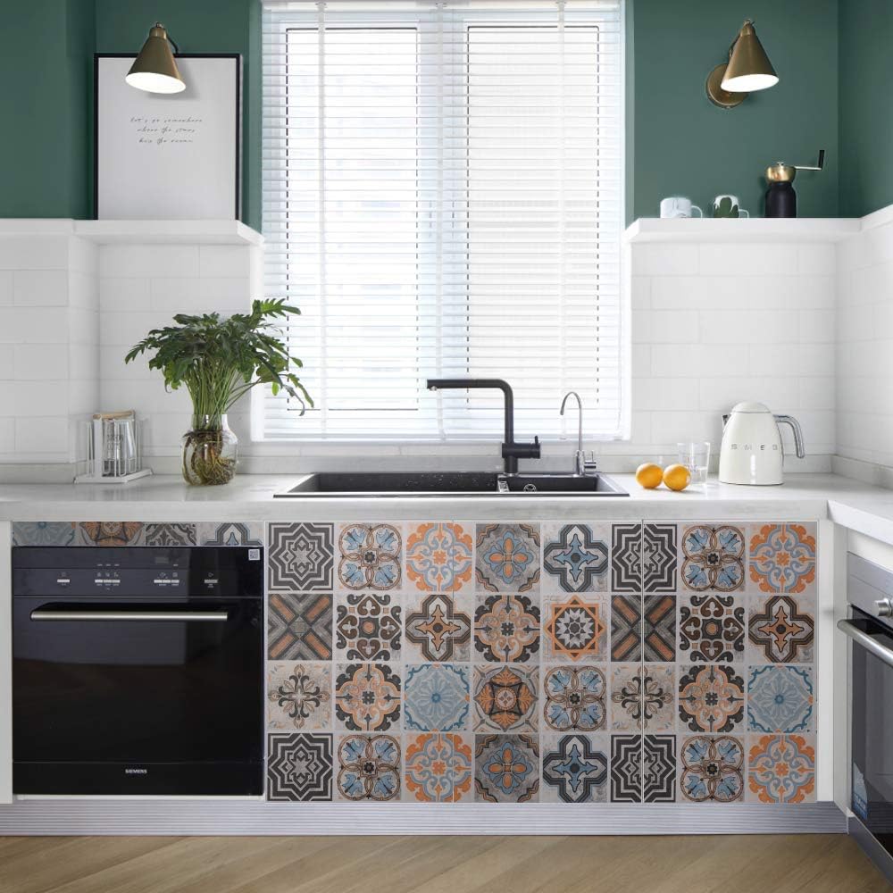 Hode Mosaik Folie Selbstklebende Kchenrckwand Fliesenaufkleber