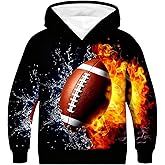 NikNio Boys Hoodies 3D Print Hoodie for Teens Boys Casual Pullover Sweatshirt with Pocket for Kids Size 6-16