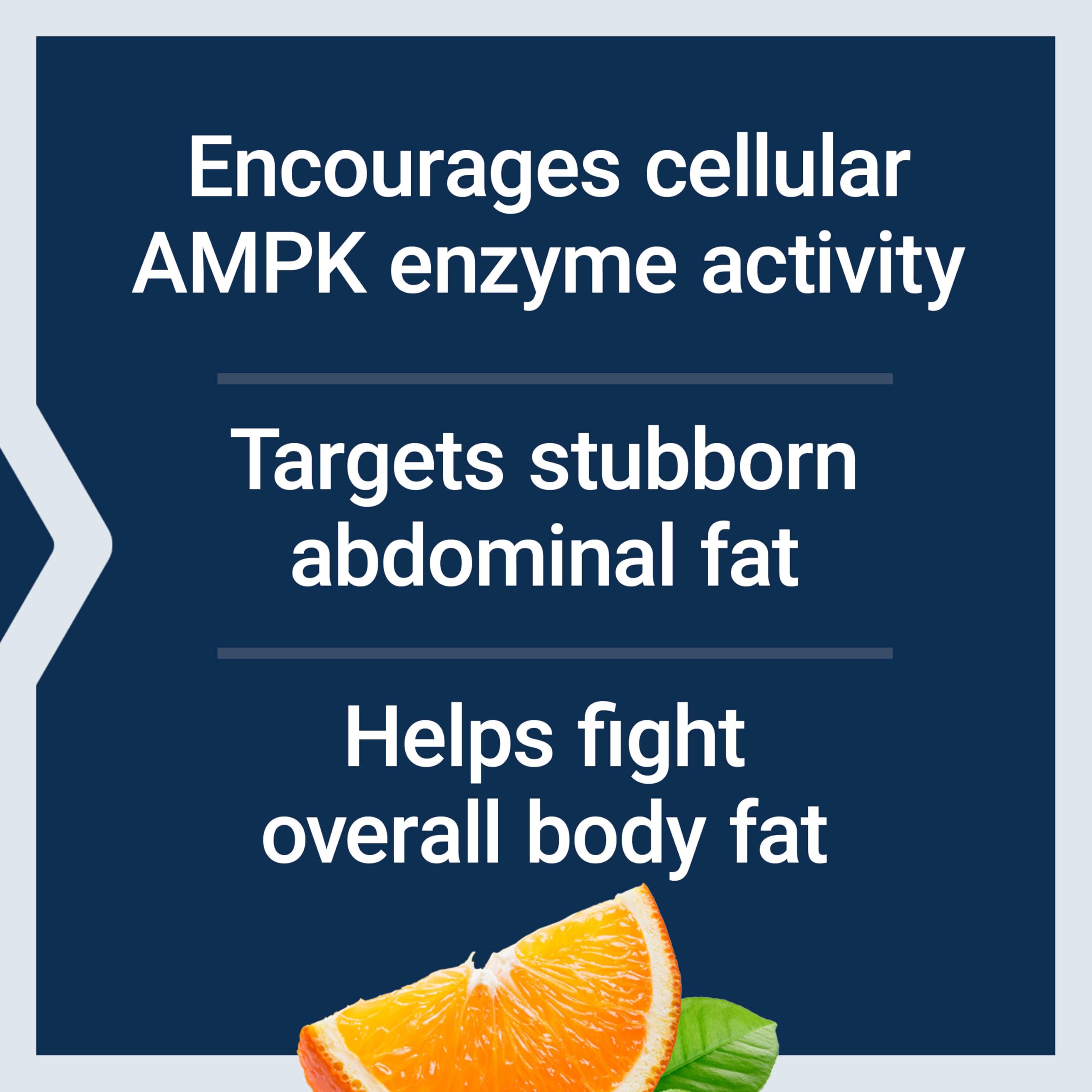Life Extension AMPK Metabolic Activator*, Hesperidin, G. pentaphyllum, Fight unwanted Belly Fat, Target Overall Fat, Gluten-Free, Vegetarian, 1-Daily, Non-GMO, 30 Tablets