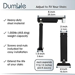 Dumble RV Camper Step Stabilizer - 9 to 13in