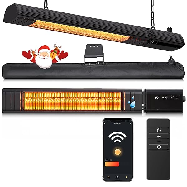 CEILING ELECTRIC OUTDOOR HEATER WIFI CONTROL WALL-MOUNTED HANGING...
