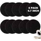10 Pack Charcoal Filters for Kitchen Compost Bin, Compost Filters for Countertop Bin Pail Replacement, Activated Charcoal Home Bucket Refill Sets, Round 6.7 Inch