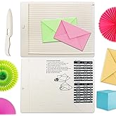 HKKYO Scoring Board | Paper Scoring Tool | Envelope Gift Box Origami Making | Multi-Purpose Score Board for Paper Crafts | Mini Scoreboard for Card Making | Small Envelope Maker