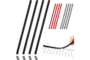 LeeYean Oven Guards for Racks - 4 Pack Heat Resistant Silicone Oven Rack Shields Cover 14 inches Long Oven Rack Edge Protector, Protect Against Burns and Scars (Black)