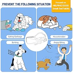 PAWFUN Dog Muzzle, Soft Mesh No Barking Pet Muzzles
