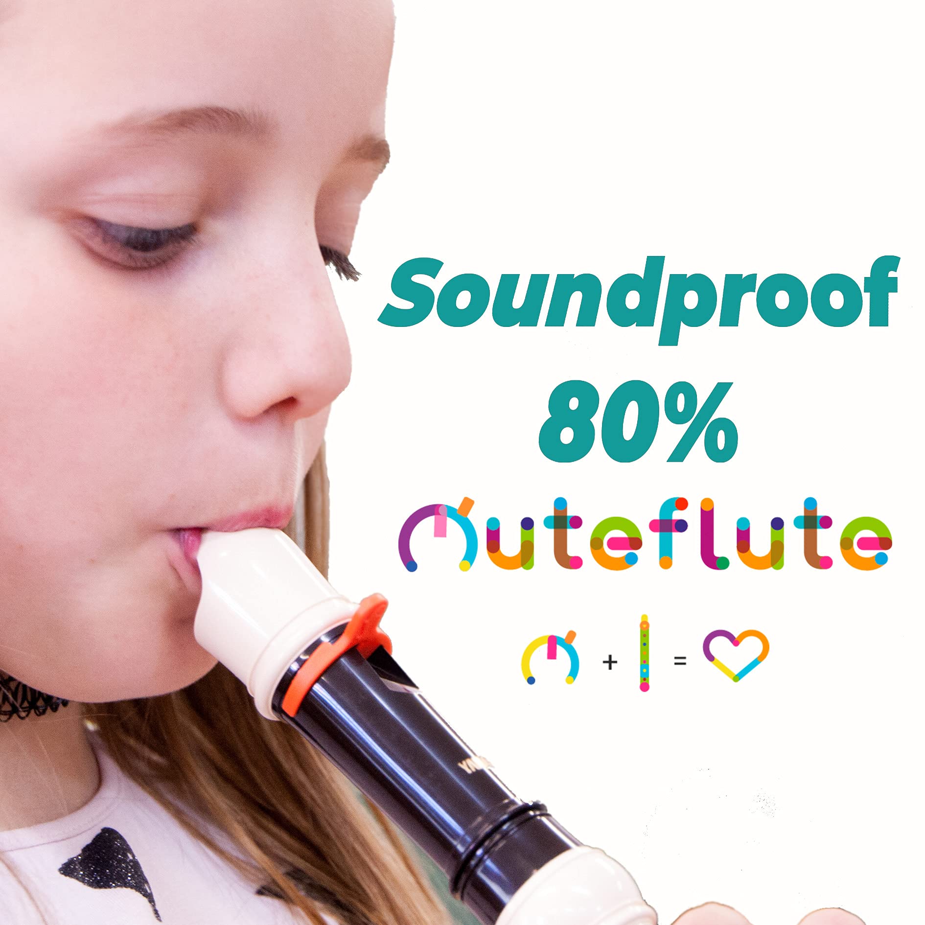 Papelivi Muteflute Premium Mute for Recorder (Hohner - Yamaha) in Blister Packaging * Reduces Sound Insulation (80%) or Complete (100%) Your Flute