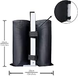 ABCCANOPY Gazebo Weights Set of 4 Heavy Duty Pop Up Tent Canopy Leg Sandbags view 2