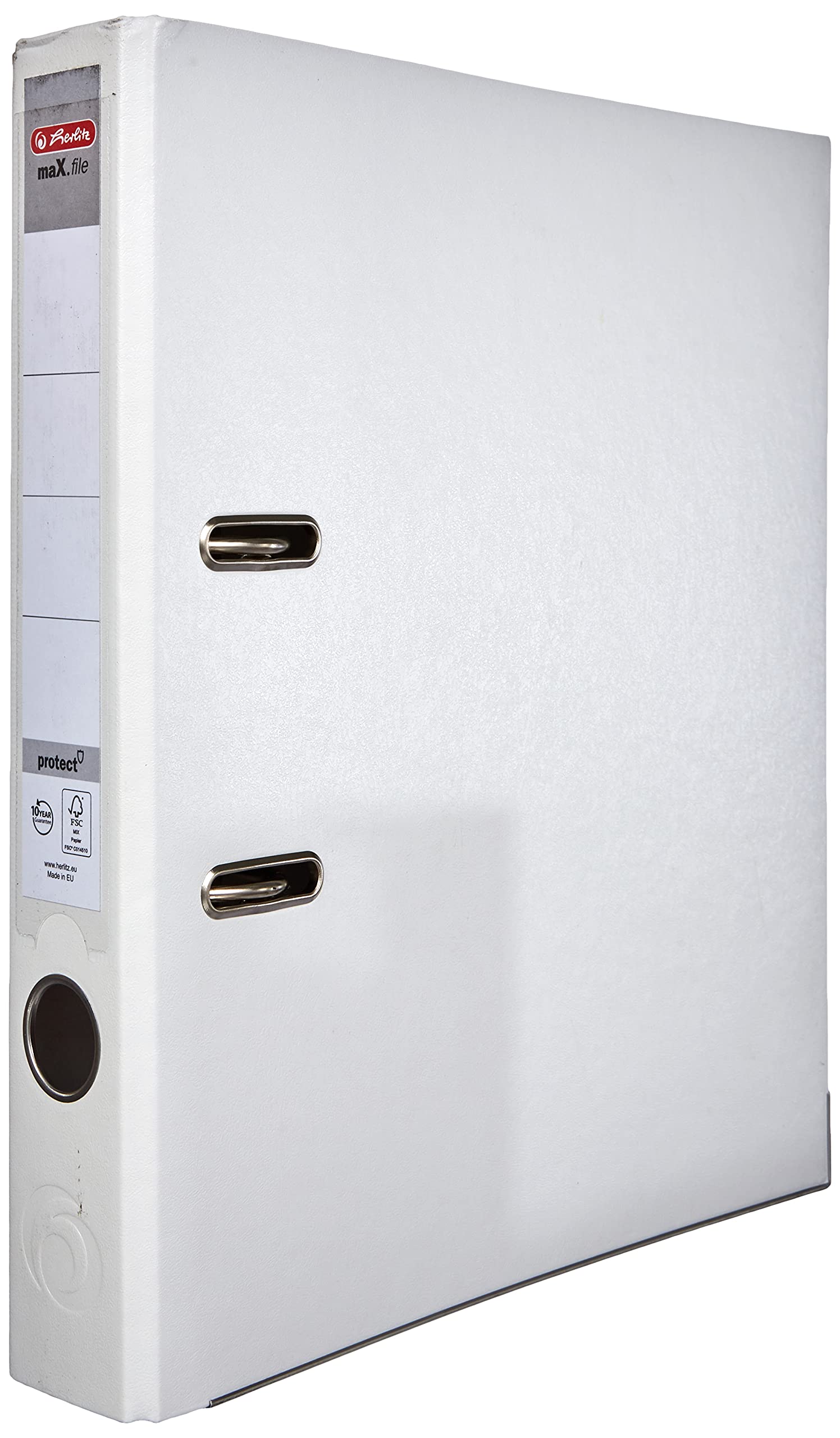 Herlitz 5450705 White Folder 5 cm Coloured Polypropylene