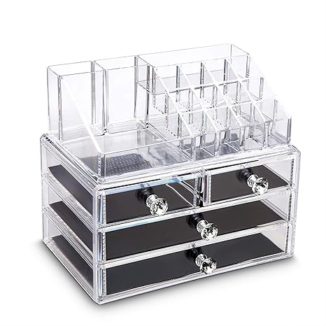 Buy Virza Trade New Acrylic Makeup Organizer Storage Box Case