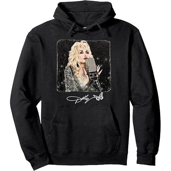 Doggy Parton „Happy Dollydays“ Kapuzenpulli Für Hunde – Größe M, Schwarz Mit Sherpa-Kapuze