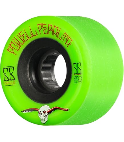 Roues Skateboard Powell Peralta G-Bones 64 Mm 97a - Lot De 4, Bleu, Longboard