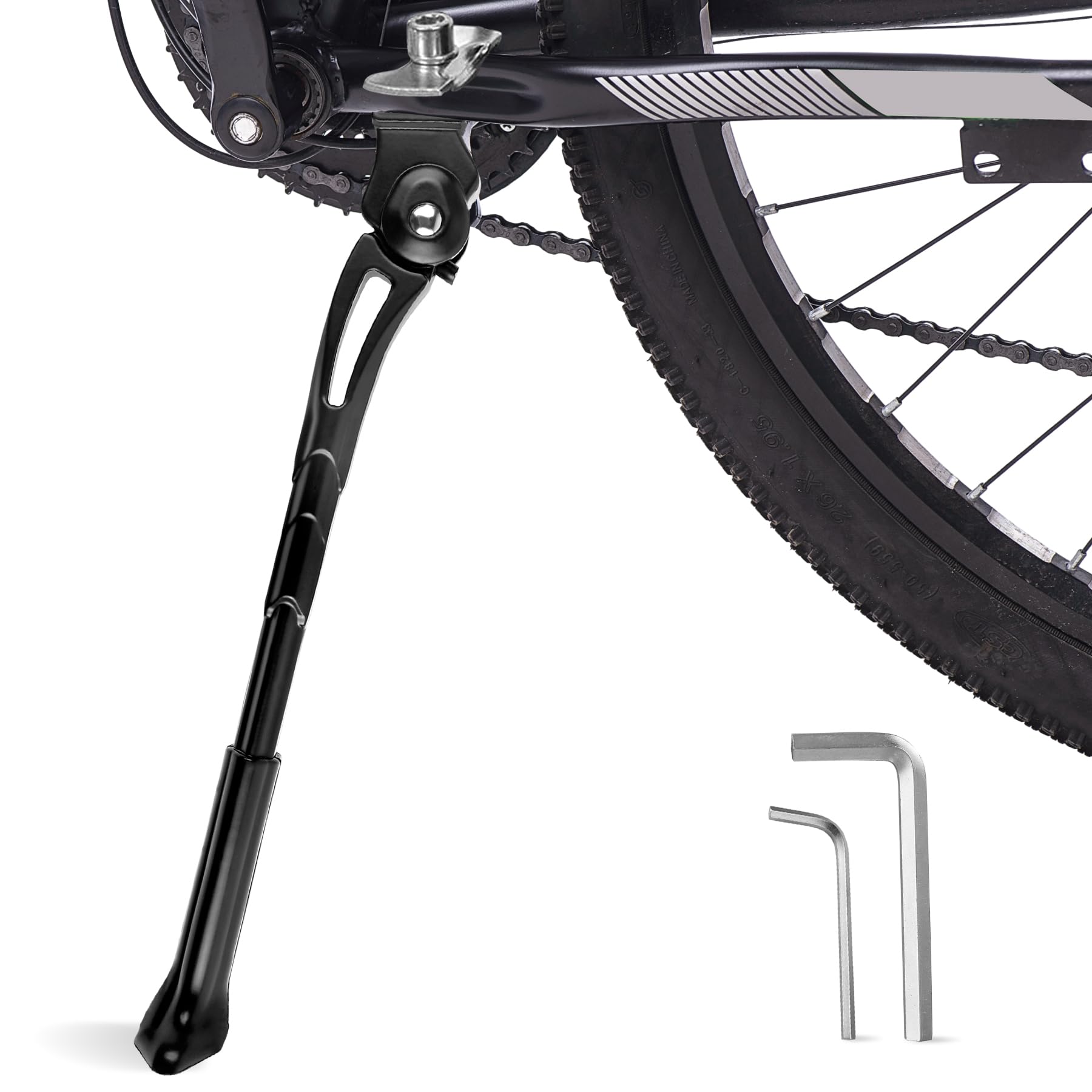 Bicycle Kickstand for Adults Adjustable Height Fits Most 24