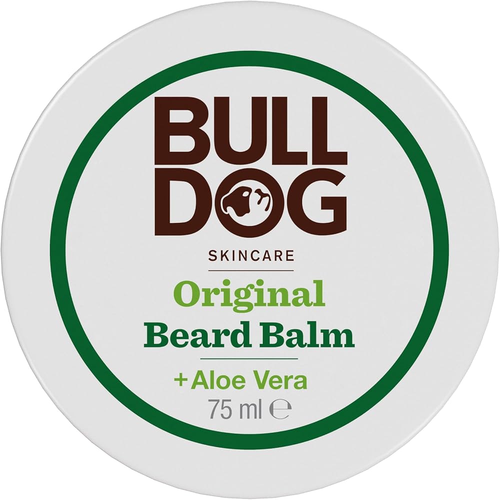 BULLDOG Original Beard Balm 75g - For Condition & Light Hold, All Beard Types