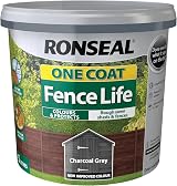 Ronseal One Coat Fence Life Charcoal Grey 5L Protection Colour 2 Year view 3