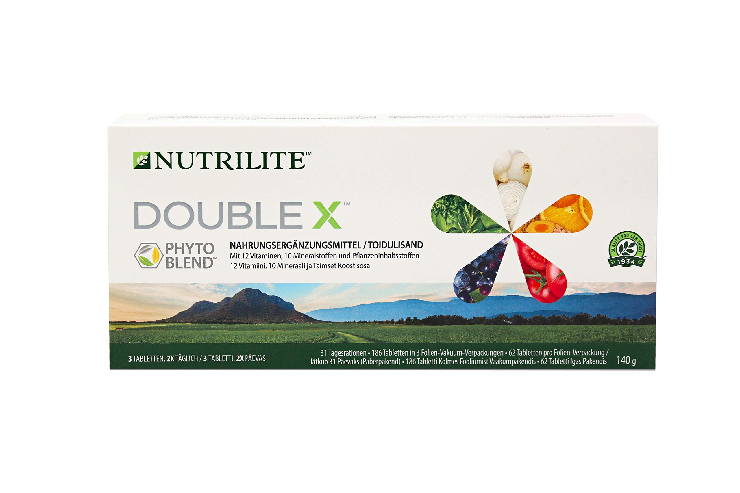 NUTRILITE DOUBLE X Multivitamin/Multimineral/Phytonutrient 62 Tablets