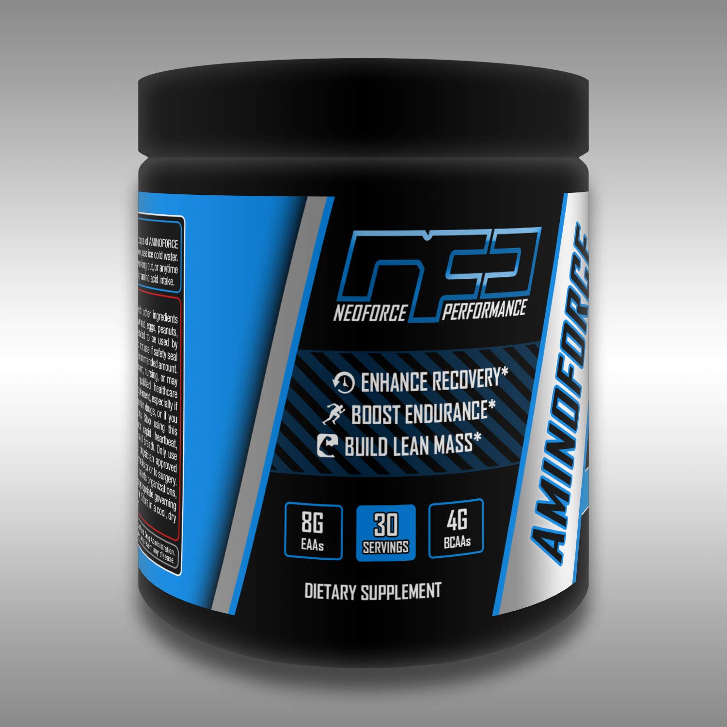 AMINOFORCE Essential Amino Acids Blue Raspberry, 30 Servings