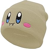 JILANI HANDICRAFT Kid-by Beanie Cute Anime Hat Kawaii Accessories Beanie Slouchy Embroided Face Knit Hats for Adult