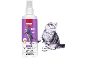 Inscape Data Cat Deterrent Spray, Cat Repellent Spray with Bitter for Furniture & Plants, Effective Cat Deterrent for Pet Behavior Training, Keep Cats Off, Indoor & Outdoor Use