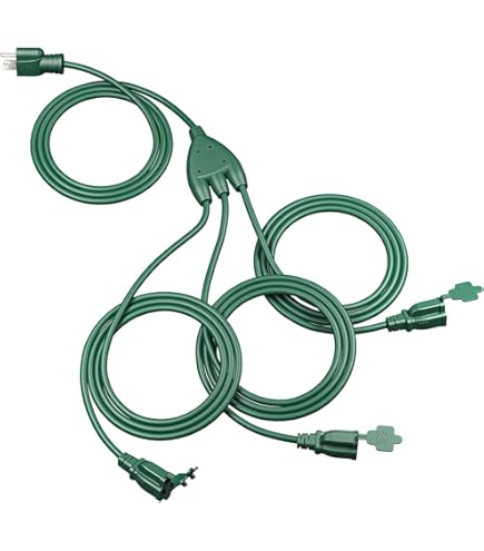 Amazon.com: GREATIDE Outdoor Extension Cord with Multiple Outlets