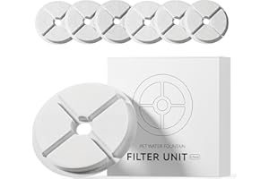 IMIPAW Cat Water Fountain Filters, Replacement Cartridge for Cat Dispenser, Clean Filtration, Low Noise Pet Water Dispenser W