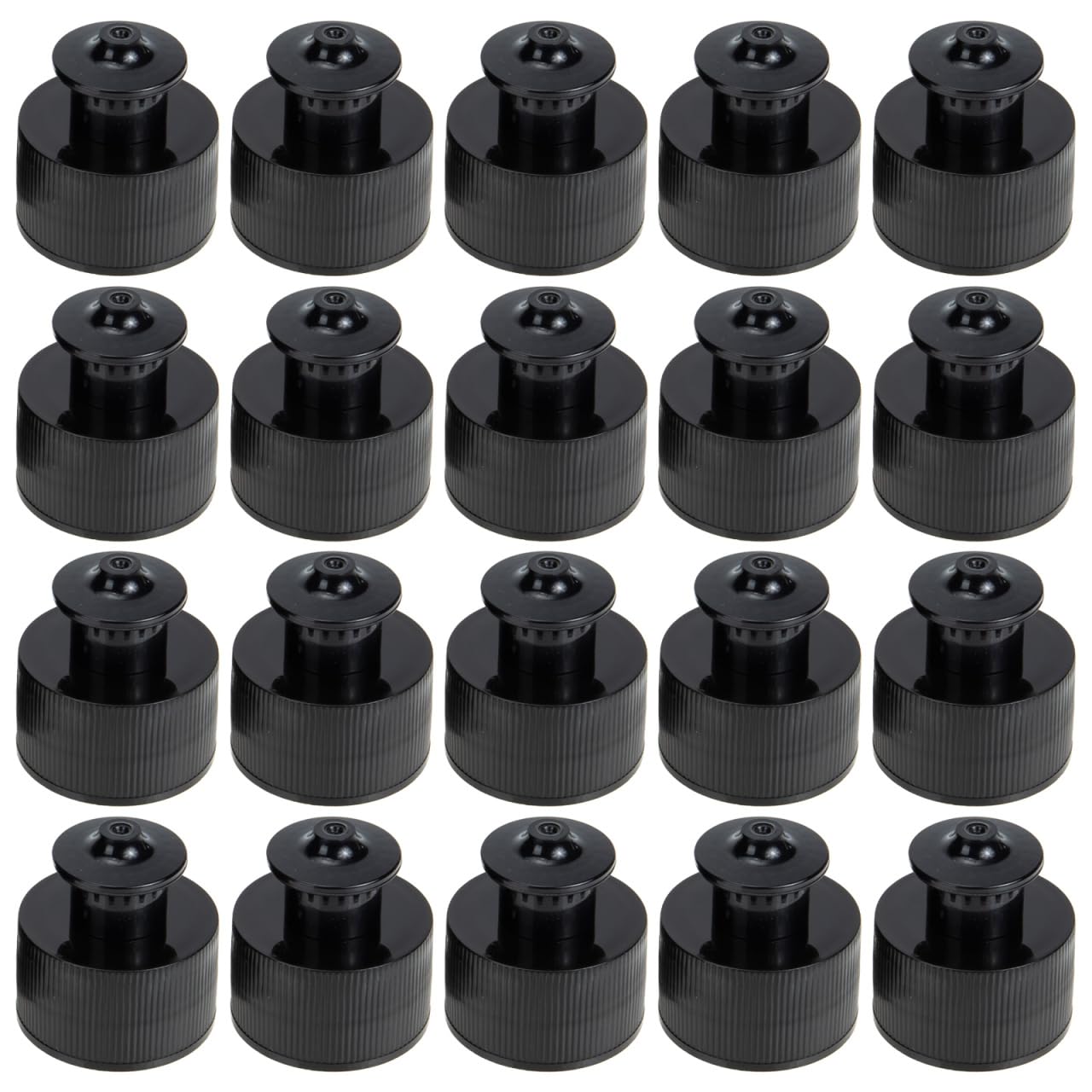 20PCS 30mm Sports Bottle Caps Reusable Push Pull Replacement Cap for Camping Soda Sports Drinking Bottles