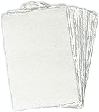 Thick Handmade A6 Size Watercolor Paper with Deckle
