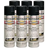 Rust-Oleum Professional High Performance Semi-Gloss Black Spray Paint | Rust Prevention, Corrosion Resistant Coating, Industrial Maintenance, Any Angle Spray, Metal Equipment Protection, 15 oz