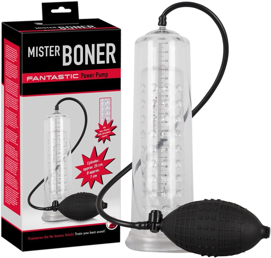 You2Toys Fantastic Power Pump, Transparent, 24 cm