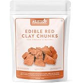 AEJESOP Red Clay, Edible Clay Chunks, Natural for Eating (Food), 3.5oz(100g)