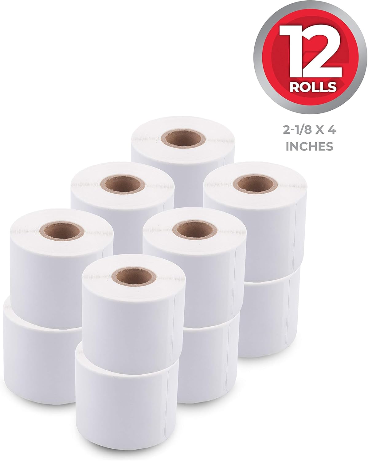 enKo (6 Rolls, 1320 Labels) Address & Shipping Labels 30323 (2-1/8 x 4") Compatible for Dymo LabelWriter : Office Products