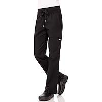 women's chef pants bootcut