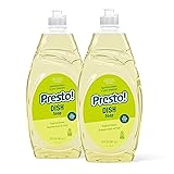 Amazon Brand – Presto! Dish Soap, Lemon Scent, 30